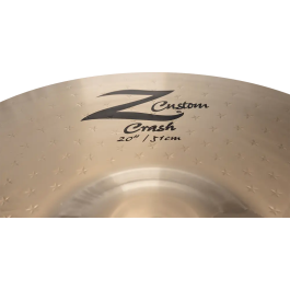 Zildjian 20" Z Custom Crash Platillo de Batería Aleación B20 Bronze