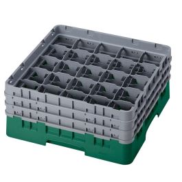 CAMBRO - 25S638-119 - Cesta de lavado 25 comp. 3 alturas - 8,7 cm Ø máx. - alt. máx. 17,6 cm - 50 x 50 x 22,5 cm - Verde sherwood Precio: 73.89000036. SKU: B18VFPK54F