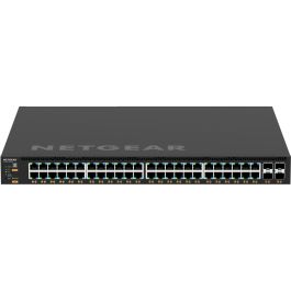 NETGEAR Gsm4352-100Nes Switch Gestionable Gigabit Ethernet 52 Puertos, 48 PoE+ (236W-1440W), 4xSFP+ para Redes Avanzadas