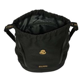 Mochila Saco Infantil Real Madrid C.F. Negro 35 x 40 x 1 cm