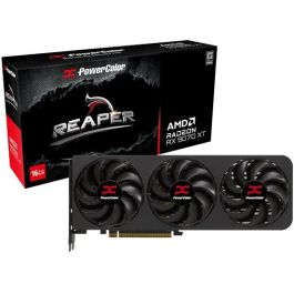 PowerColor Radeon RX 9070 XT 16GB GDDR6 3 Ventiladores Reaper Tarjeta Gráfica Gaming PCI Express 5.0