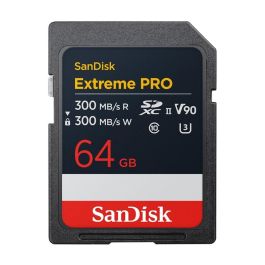 Sandisk Extreme PRO Tarjeta SDXC 64GB UHS-II U3 V90 300MB/s Lectura/Escritura Clase 10 Precio: 172.49999943. SKU: B1A6M5RJHB