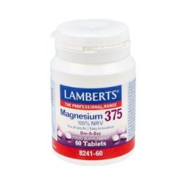 LAMBERTS Magnesio 375 mg. 60 Comprimidos. Mezcla de 4 compuestos para el sistema nervioso. Precio: 17.5000001. SKU: B1C6Z6VRKJ