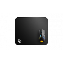 SteelSeries Qck Edge Medium Alfombrilla de Ratón para Juegos Negro Bordes Rematados Tela 320x270mm