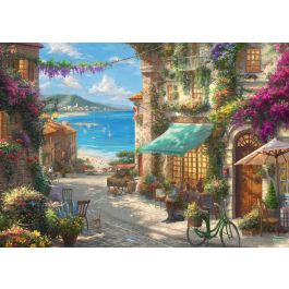 Schmidt Spiele Puzzle Café en la Riviera italiana, 1000 piezas