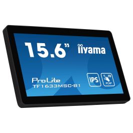 IIYAMA TF1633MSC-B1 39.5cm (15.6") Full HD IPS Pantalla Táctil 10 Puntos 1920x1080 450cd/m² 5ms 16:9 HDMI+DP Negro