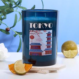 Home Deco Factory Vela Perfumada Dolce Vita Vidrio/Cristal Altura 14,5 cm