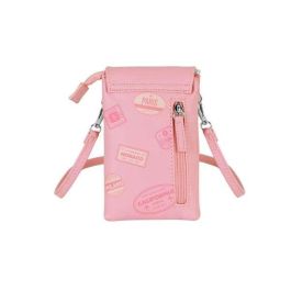 Barbie Bolso Móvil Travel 19x13x4 cm Rosa PVC Poliéster con dos compartimentos y bandolera ajustable