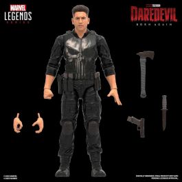 Hasbro Figura Marvel Legends Punisher Born Again Daredevil 15cm Articulada con 5 Accesorios