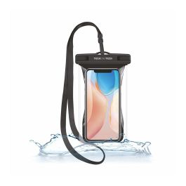 Tech One Tech Funda Impermeable Flotante TPU IPX8 para Móviles hasta 7.5", Negra