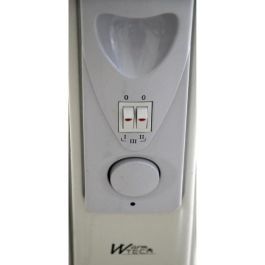 Warm Tech WAR5411074178062 Radiador eléctrico de aceite 2500W para hasta 40m3 - Gris 240V