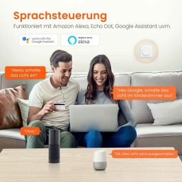 Tenda Ss9 Interruptor Táctil Dimmer WiFi Inteligente, Compatible con Alexa y Google Assistant, 2.4 GHz, Inalámbrico