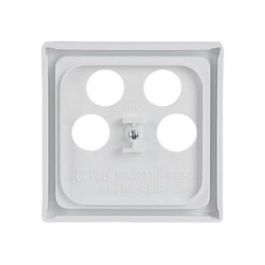 Busch-Jaeger BJ 1743/10-04-84 Placa Frontal Blanca Mate para TV/SAT, 1 Módulo, Plástico Termoplástico, IP20