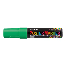 Artline Rotulador EPP-12 Punta Rectangular 12 mm Verde Fluor para Cartelería