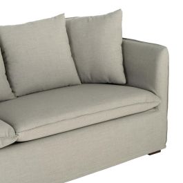 Sofá Verde Tejido Salón 215 X 92 X 78 cm