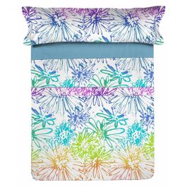 Juego de Sábanas Lois HIPPY Azul Cama de 90 Juego de Sábanas Lois HIPPY Azul Cama de 90