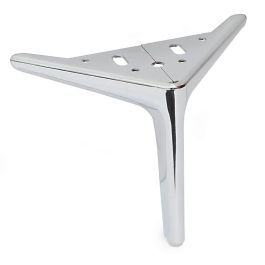Q&Q Pata Metálica Modelo Clay de Metal Acabado Cromo para Sofás y Muebles Altura 125 mm Precio: 4.49999968. SKU: B1FRYWXFKM