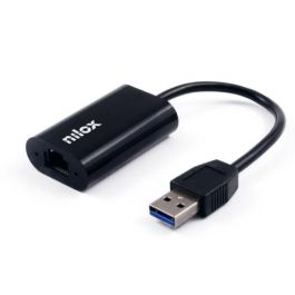 Nilox Cable Adaptador USB A a RJ45 Macho-Hembra Negro USB 3.0 Gigabit Ethernet 10/100/1000Mbps Precio: 15.68999982. SKU: S8102764