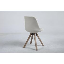 Silla Scandi DKD Home Decor Beige Marron 55 x 84 x 48 cm