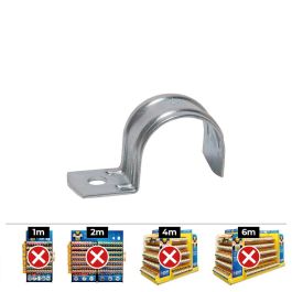 Celo Grapa para cable tubular 925f metalizado ø25 x 25 mm caja 100 uds Precio: 18.8899997. SKU: S7903694