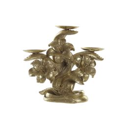 Portavela Glam DKD Home Decor Dorado 12 x 23 x 26 cm Portavela Glam DKD Home Decor Dorado 12 x 23 x 26 cm