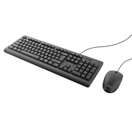 Teclado y Ratón Trust 23972 PRIMO Negro