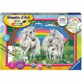 Ravensburger Número de arte grande: En la tierra de los unicornios, juego de pintura para niños de 9+ años Precio: 29.49999965. SKU: S7164421