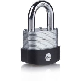 Yale Candado Exterior de Acero Laminado 50mm, Grillete de Acero Templado, Alta Seguridad, Doble Bloqueo, Antiapalancamiento Precio: 26.59000047. SKU: B1GKRAAE78