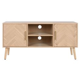 Mueble de TV Home ESPRIT Natural Madera de Paulonia Madera MDF 120 x 40 x 60 cm