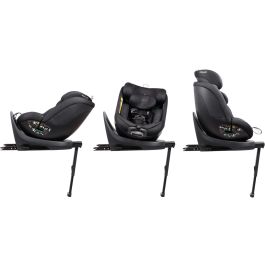 Babyauto Silla de Coche Magna Plus Grupo 0/1/2/3 I-Size 40/125 cm Isofix Giratoria 360° Reclinable Negro BAB8435593702352