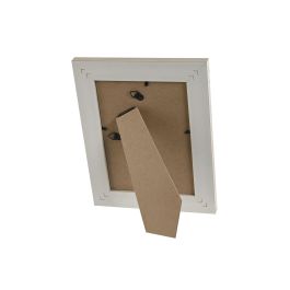 Marco Foto 13X18 Scandi DKD Home Decor Beige Blanco 2 x 24 x 19 cm (4 Unidades)