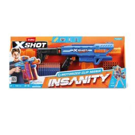 Pistola x-shot insanity clip motorizada con 3 cargadores y 72 dardos 80 x 40 cm