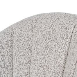 Silla Brazos Gris Tejido-Metal Salón 56 X 61 X 82 cm