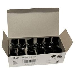 WEDO Klemmer Foldback 32 mm, caja de 12 unidades