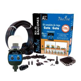 Blue Bird Kit de riego por goteo con programador, 25m tubería, 50 goteros, para 50 plantas