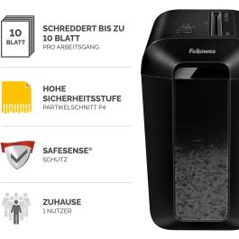 Fellowes Lx65 Destructora de Papel Corte en Partículas DIN P-4 4x40 mm Negro