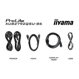 iiyama ProLite pantalla para PC 68,6 cm (27") 2560 x 1440 Pixeles Full HD LED Negro iiyama ProLite pantalla para PC 68,6 cm (27") 2560 x 1440 Pixeles Full HD LED Negro