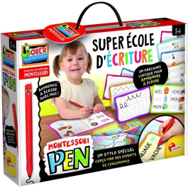 Lisciani Giochi LIS8008324099061 Bolígrafo Ergonómico Montessori Super Escuela de Escritura