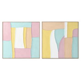 Cuadro Urban DKD Home Decor Rosa Turquesa 4.5 x 102 x 102 cm (2 Unidades) Precio: 231.49999994. SKU: B1GFE9N7YN