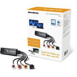 AVerMedia DVD EZMaker 7 C039 USB 2.0 - Capturadora de Video y Audio para VHS, DVD, VCD (Compatible con Mac y PC)