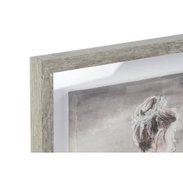 Cuadro Romantico DKD Home Decor Blanco Gris 3.8 x 80 x 40 cm (2 Unidades) Cuadro Romantico DKD Home Decor Blanco Gris 3.8 x 80 x 40 cm (2 Unidades)