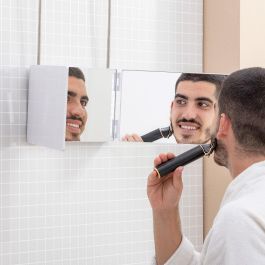 Espejo para baño con luz LED y visión 360º InnovaGoods Espejo para baño con luz LED y visión 360º InnovaGoods