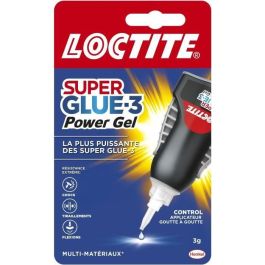 Loctite HEN3255460236873 SUPERGLUE-3P Power Gel Control Pegamento Cianocrilato Tubo 3g Precio: 23.59000028. SKU: B17W6RFTCS