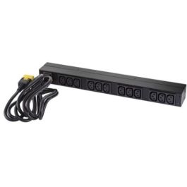 APC AP9565 Rack PDU Basic 1U 230V, Monofásico, Horizontal/Vertical, 12 Salidas C13, C20 Entrada, 3680W