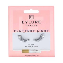 Eylure #007 Pestañas Postizas FLUTTERY Light con Pegamento Sin Látex 18h, Naturales, Veganas y Cruelty Free, 1 Unidad Precio: 4.79000038. SKU: B147JGSVKL