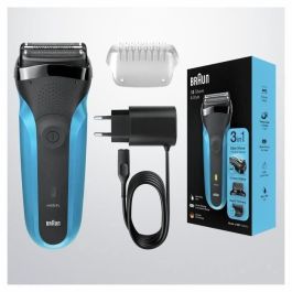 Afeitadora eléctrica Braun Series 3 310BT para hombre: 3 cuchillas flexibles que se adaptan a los contornos de su cara Afeitadora eléctrica Braun Series 3 310BT para hombre: 3 cuchillas flexibles que se adaptan a los contornos de su cara