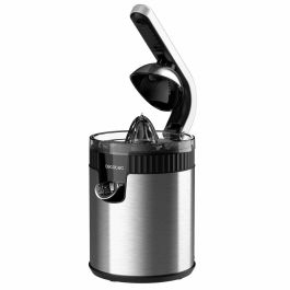 CECOTEC Licuadora centrífuga Xqueeze RetroJuice 600 Steel 600 W Negro, Metálico