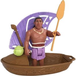 Mattel JBT68 - Pirogue con 3 Sorpresas del Personaje Vaiana 2, Disney Princess