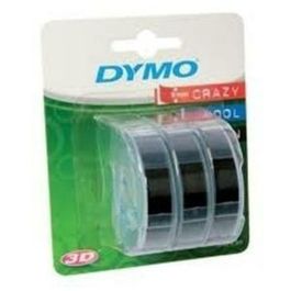 Cinta Laminada para Rotuladoras Dymo 84773 9 mm x 3 m Negro Blanco (5 Unidades) Cinta Laminada para Rotuladoras Dymo 84773 9 mm x 3 m Negro Blanco (5 Unidades)