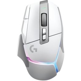 Logitech G502 X PLUS WHITE/PREMIUM EER2 - Ratón Gaming Inalámbrico Ligero con Iluminación RGB